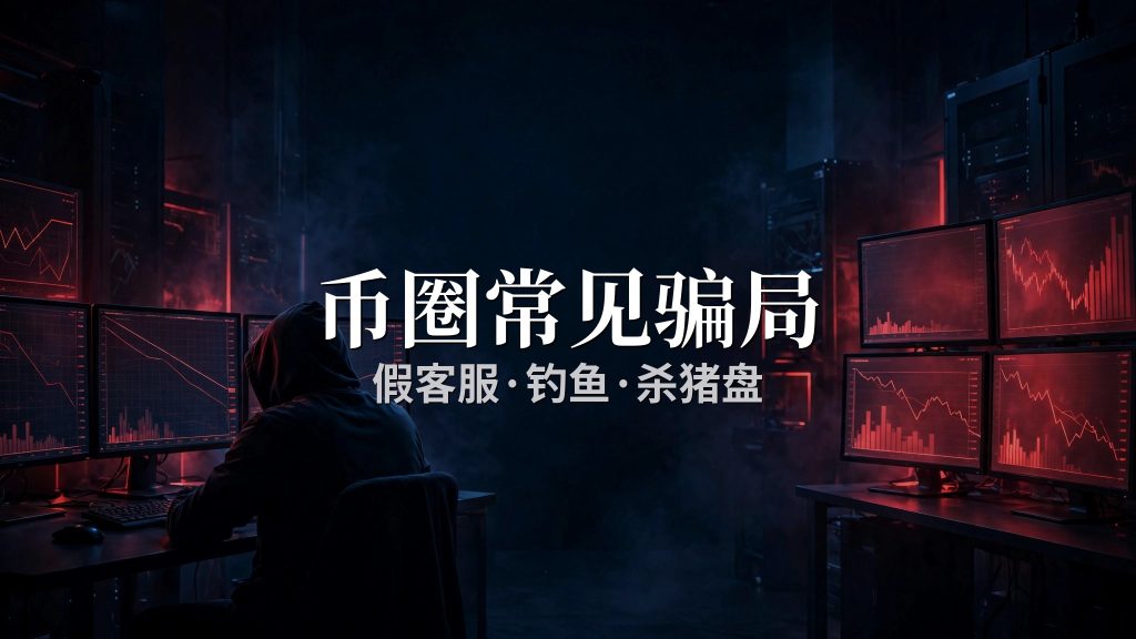 币圈常见骗局盘点:假客服、钓鱼网站、杀猪盘